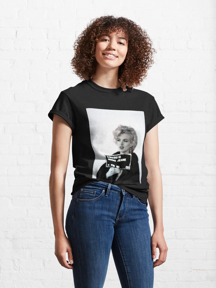 Discover Marilyn Monroe's mugshot T-Shirt
