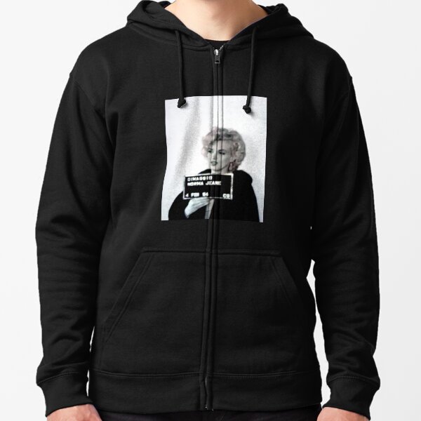 Marilyn Monroe's mugshot Zipped Hoodie