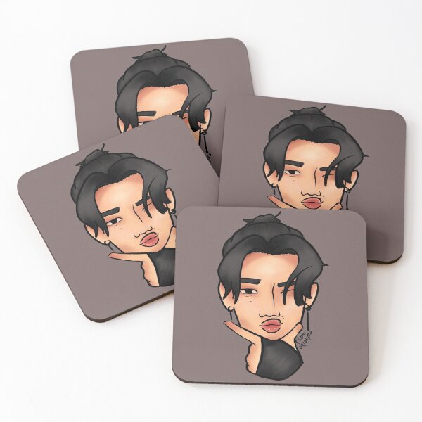 Item preview, ATEEZ Wooyoung manbun designed and sold by Charley Murray.