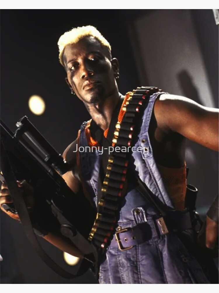 "Demolition Man, Simon Phoenix " Sticker for Sale by Jonnypearcey Redbubble