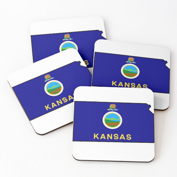 Item preview, Kansas State with flag  designed and sold by okunicka.