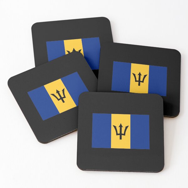 Item preview, Barbados flag, Caribbean flag designed and sold by GeogDesigns.