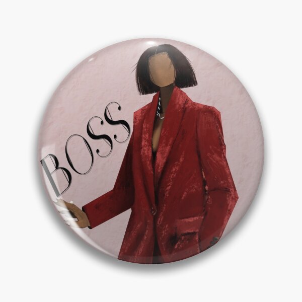 Item preview, Black woman in red suit  designed and sold by Gems4You.