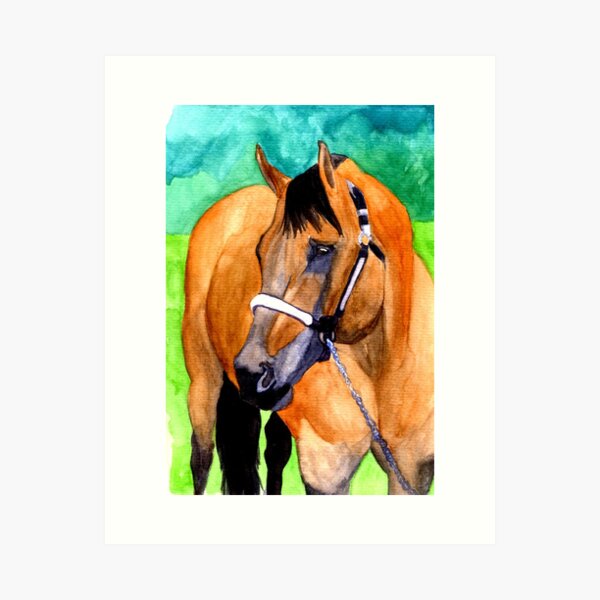 Aperçu de l'œuvre Portrait de cheval de daim créée et vendue par Oldetimemercan.