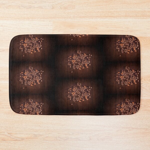 Item preview,  giant coffee beans with almonds sprinkled on a wooden tabletop designed and sold by alinalenz.
