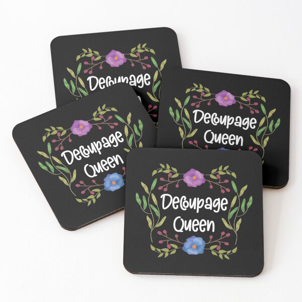 Item preview, Funny Paper Art Hobbyist Decoupage Queen print designed and sold by jakehughes2015.
