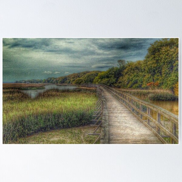 Marsh Boardwalk Poster