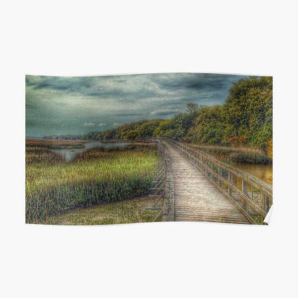 Marsh Boardwalk Poster
