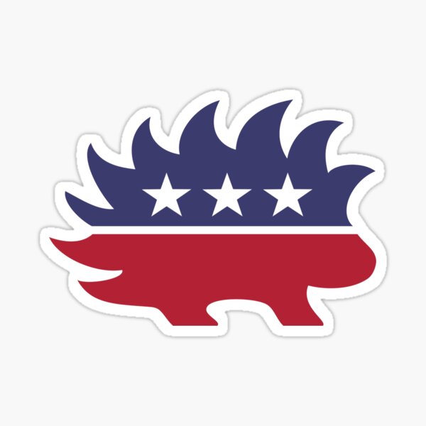 Libertarian Porcupine Sticker