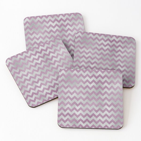 Item preview, Silver and Purple Blurry Chevron designed and sold by BloomCatB.
