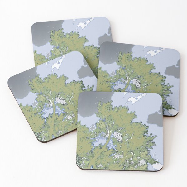 Item preview, Robotic Treeline and Clouds, digital designed and sold by djrunnels.