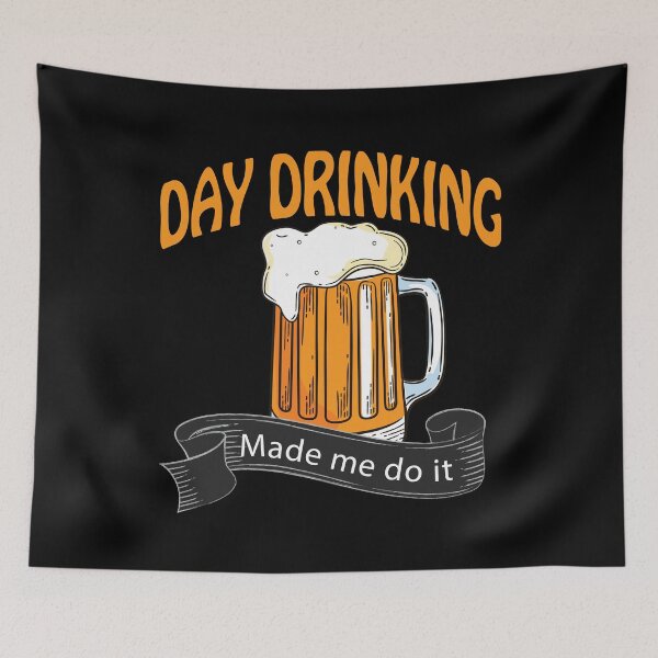 Item preview, Day Drinking Made Me Do It Funny Irish St Patrick's Day designed and sold by BAISSANE.