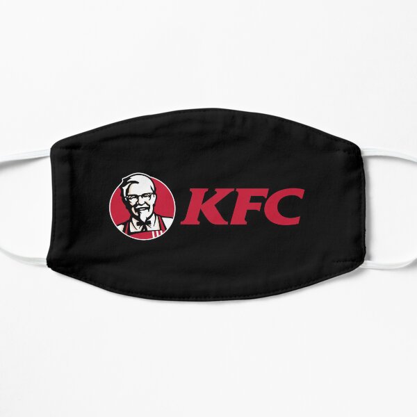 KFC mask, pin, notebook and phone case Flat Mask