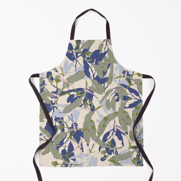 Item preview, Gum Leaf Gentle - Navy/Cream designed and sold by MarianneTowArt.