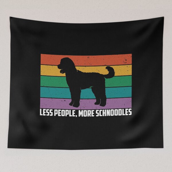 Item preview, Funny Doodle Dog Owner Less People More Schnoodles product designed and sold by jakehughes2015.