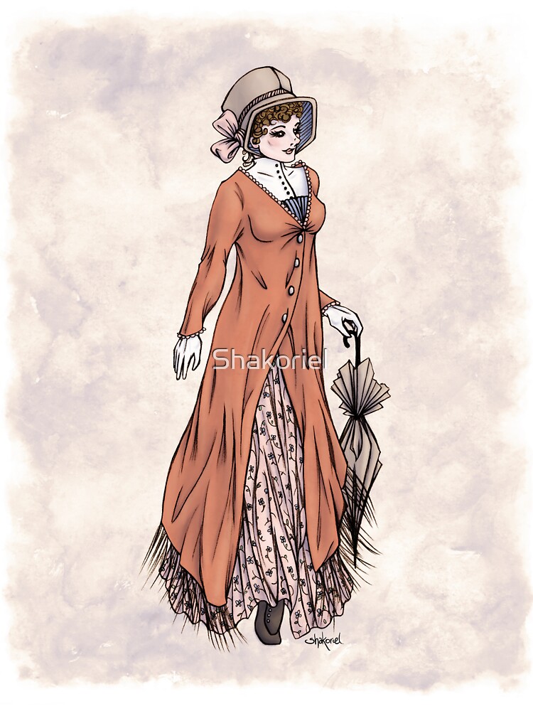Miss Phoebe Churcham - Regency Fashion Illustration by Shakoriel