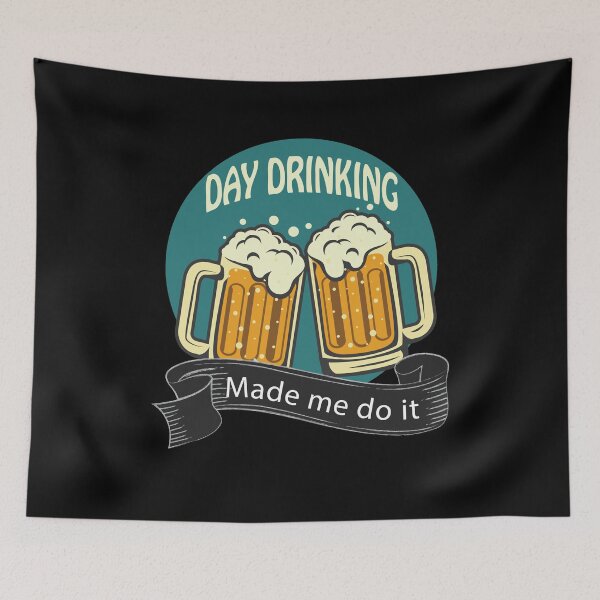 Item preview, Day Drinking Made Me Do It Funny Irish St Patrick's Day gift designed and sold by BAISSANE.