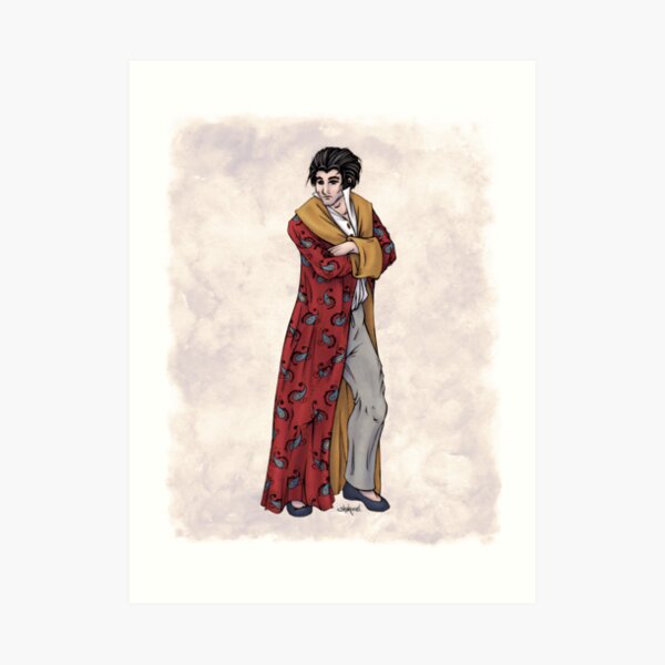 Lord William Rathmell - Regency Fashion Illustration Art Print