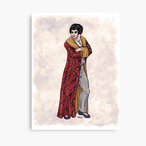 Lord William Rathmell - Regency Fashion Illustration Canvas Print