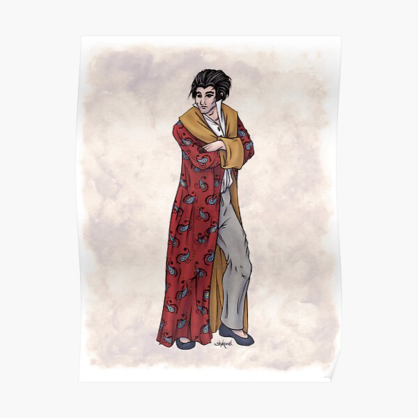 Lord William Rathmell - Regency Fashion Illustration Poster