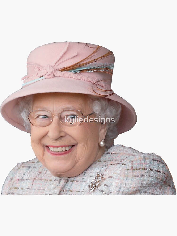 Queen Elizabeth Sticker For Sale By Kyliedesigns Redbubble