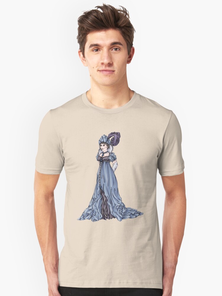 Alternate view of The Dowager Marchioness of Lavington - Regency Fashion Illustration Slim Fit T-Shirt