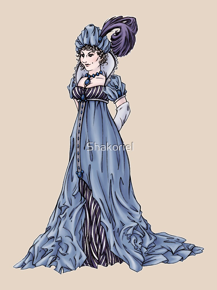 The Dowager Marchioness of Lavington - Regency Fashion Illustration by Shakoriel
