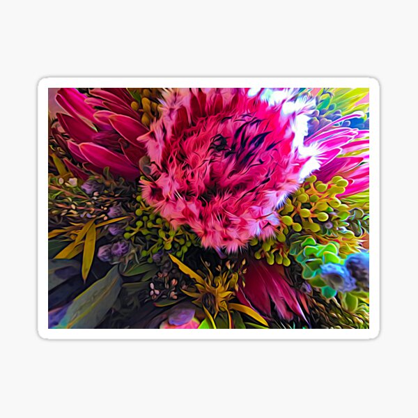 Flower Art Sticker