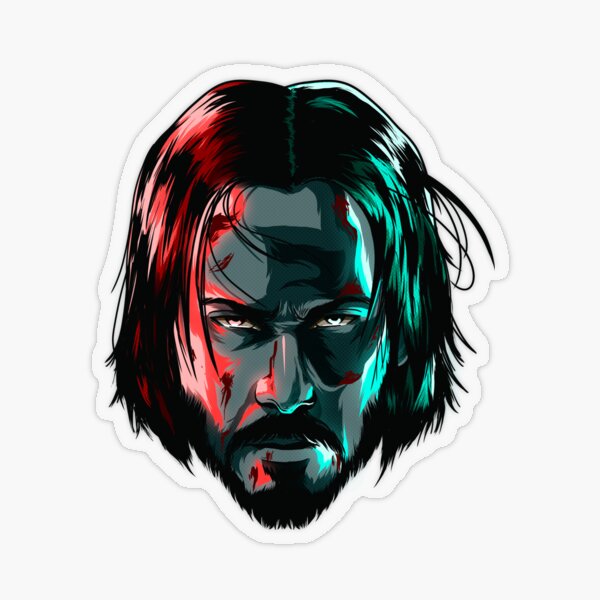 John Wick Transparent Sticker