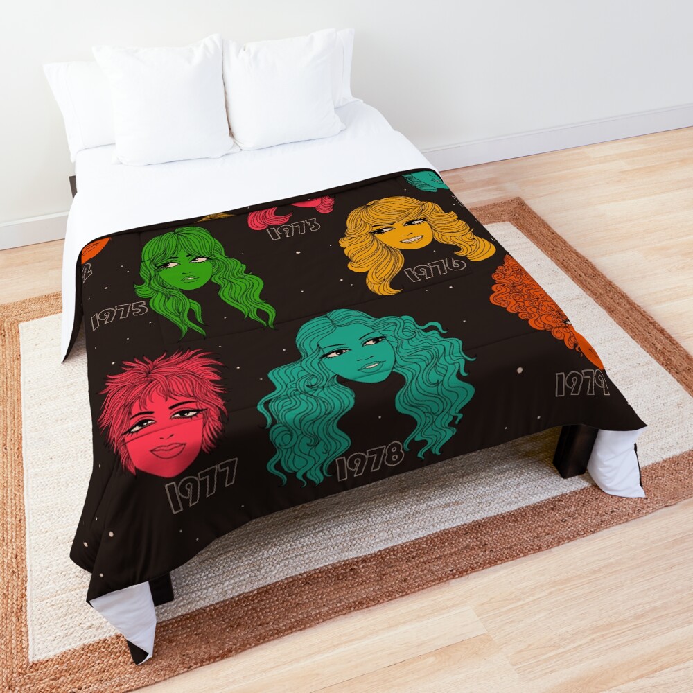 1970s hairstyles Comforter