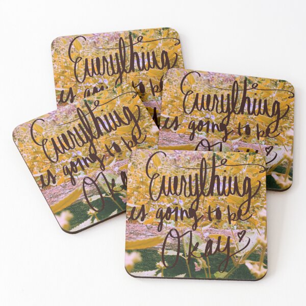 Item preview, "Everything is going to be okay" forest photo <3 designed and sold by SunflowerCanvas.