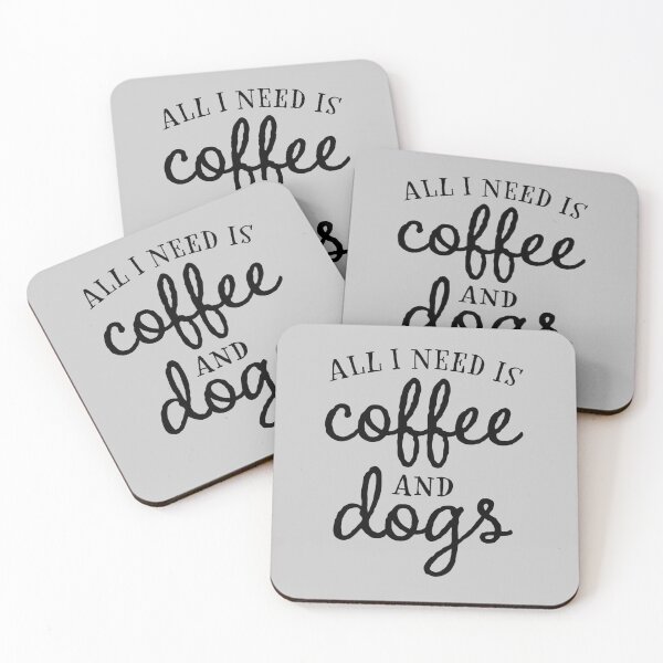 Item preview, All I need is coffee and dogs designed and sold by Andik613.
