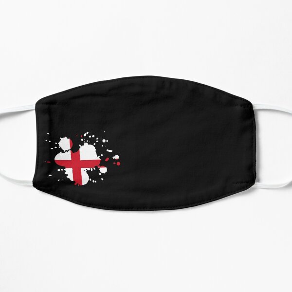 Discreet Flag Splat #5 - England Face mask Flat Mask