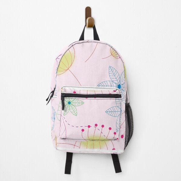 Item preview, Floral Bird Leaves Pink Pattern designed and sold by mtidesigns.