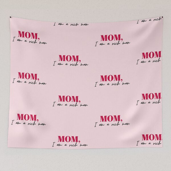 Item preview, mom i am a rich man cute quote cher red designed and sold by emcazalet.