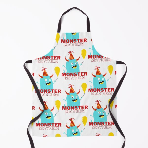 Item preview, Light blue happy animated monster- Monster Mayhem designed and sold by priyankajustine.