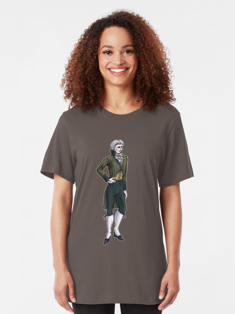 Alternate view of The Earl of Mooresholm - Regency Fashion Illustration Slim Fit T-Shirt