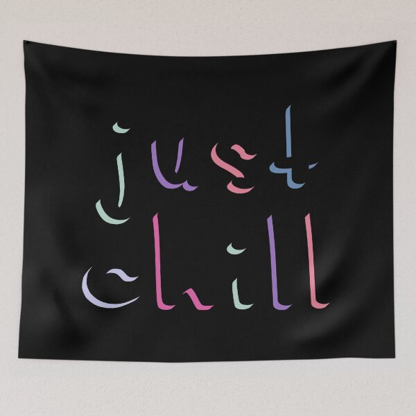 Item preview, Just Chill in Black designed and sold by sarahrinouye.