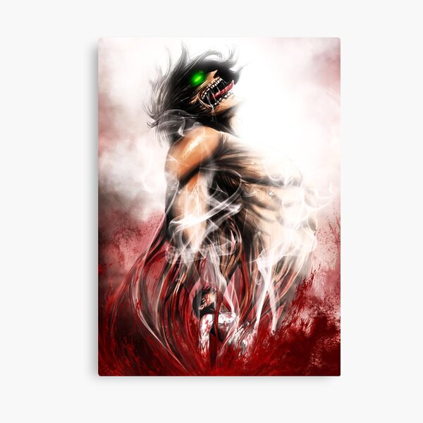 Attaque sur Titan Eren Impression sur toile