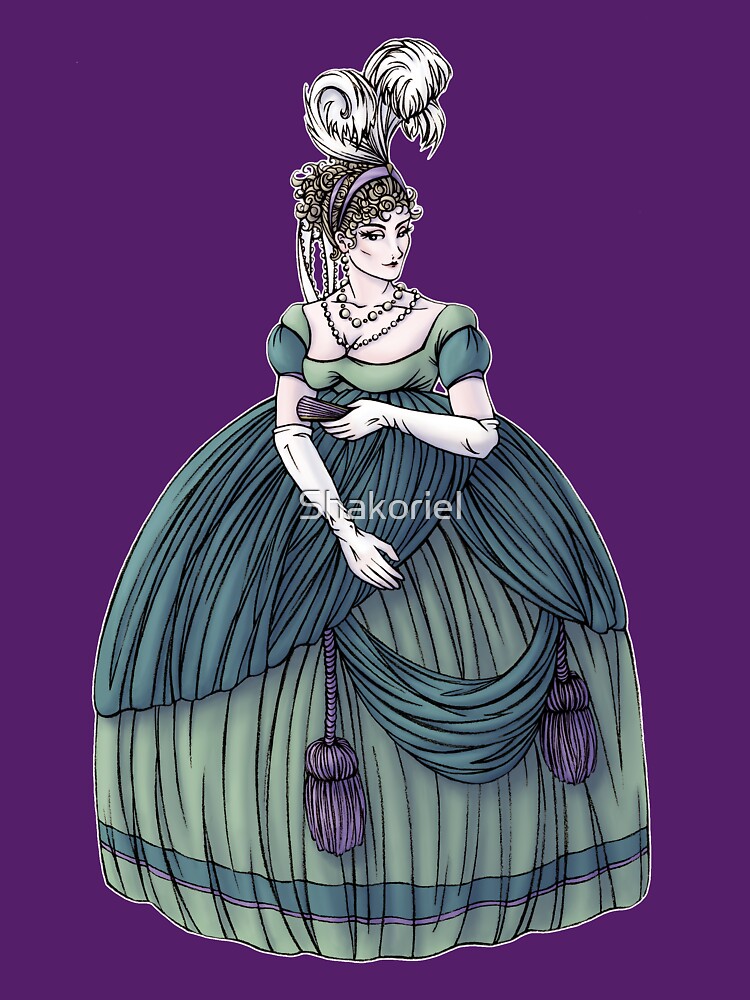 Viscountess Garvestone - Regency Fashion Illustration by Shakoriel