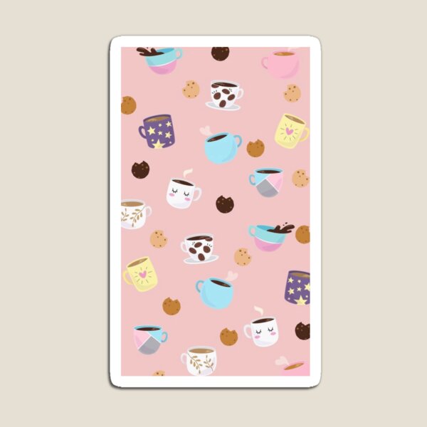 Item preview, Patrón de café y galletas designed and sold by teal-studio.
