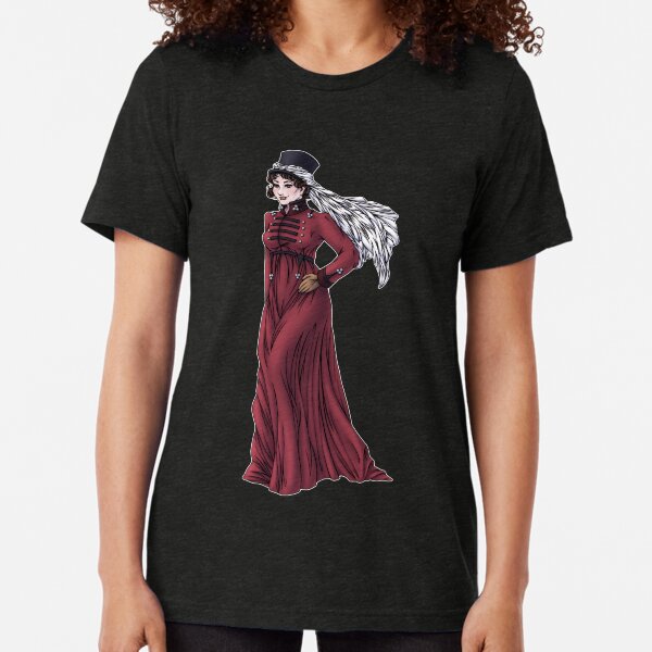 Miss Valeria Fulbourn - Regency Fashion Illustration Tri-blend T-Shirt