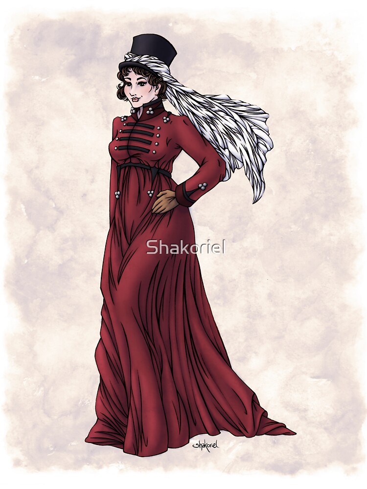 Miss Valeria Fulbourn - Regency Fashion Illustration by Shakoriel