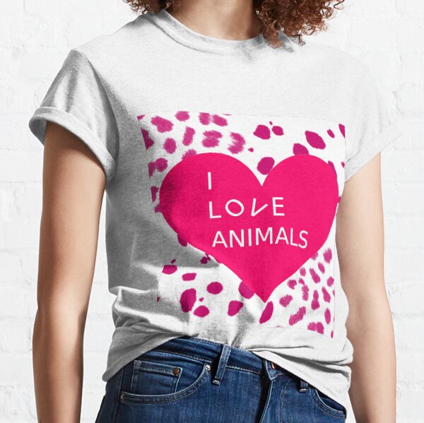 I Love Animals 1 Classic T-Shirt