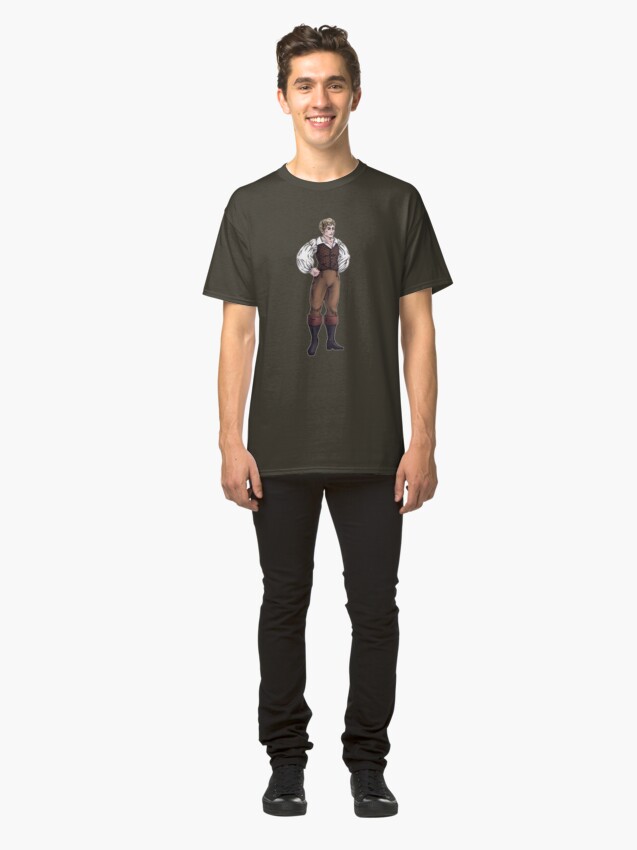 Alternate view of Lord Sebastian Bramdale - Regency Fashion Illustration Classic T-Shirt