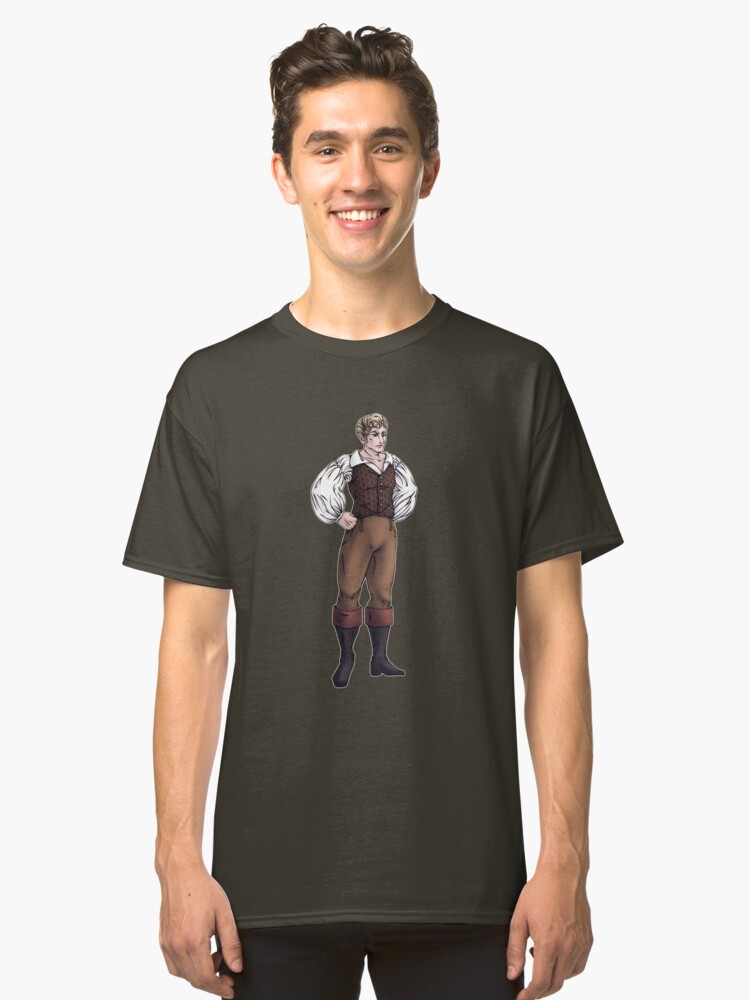 Alternate view of Lord Sebastian Bramdale - Regency Fashion Illustration Classic T-Shirt
