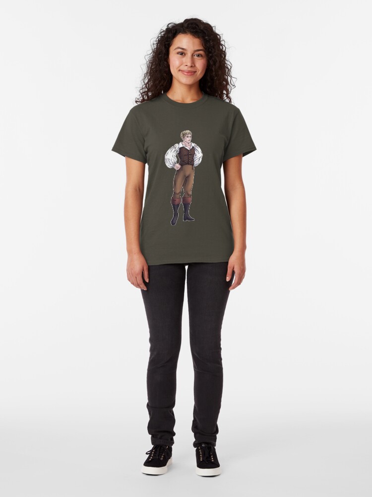 Alternate view of Lord Sebastian Bramdale - Regency Fashion Illustration Classic T-Shirt