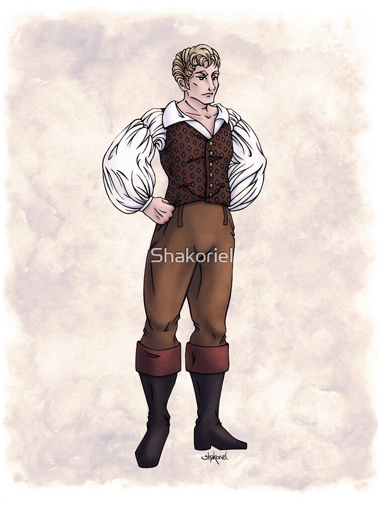 Lord Sebastian Bramdale - Regency Fashion Illustration by Shakoriel