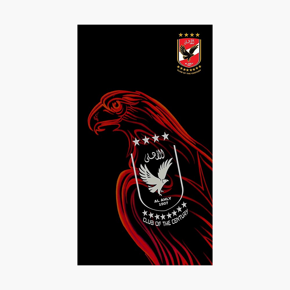 Al Ahly Eagle Club Of The Century Poster By Ahmedhanora11 Redbubble