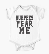 Burpees Fear Me Baby Body Kurzarm